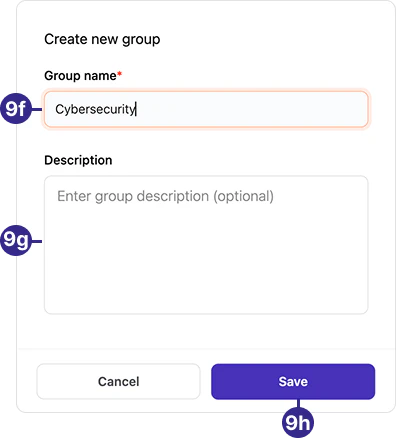New group created