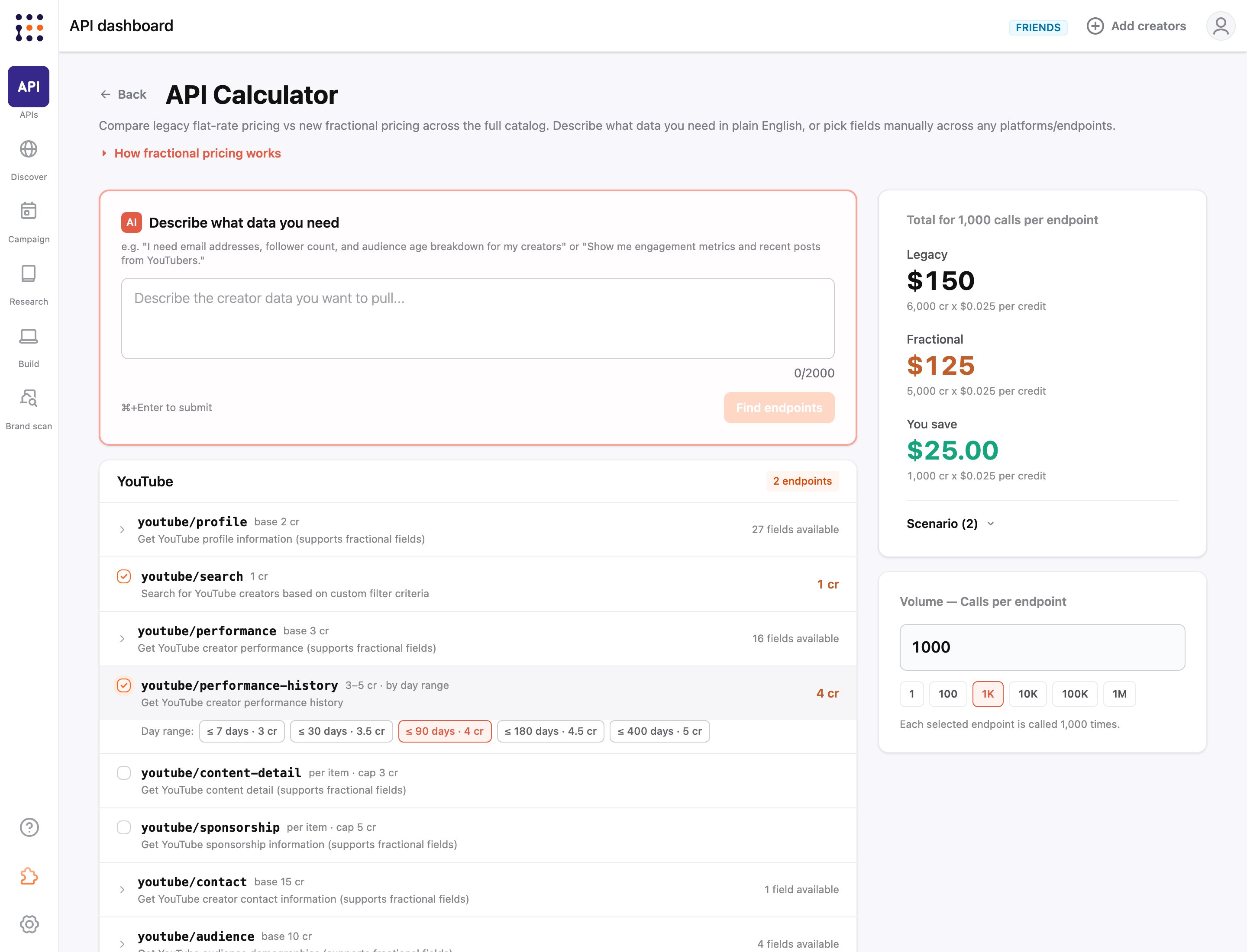 API Calculator