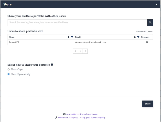 Opciones de uso compartido