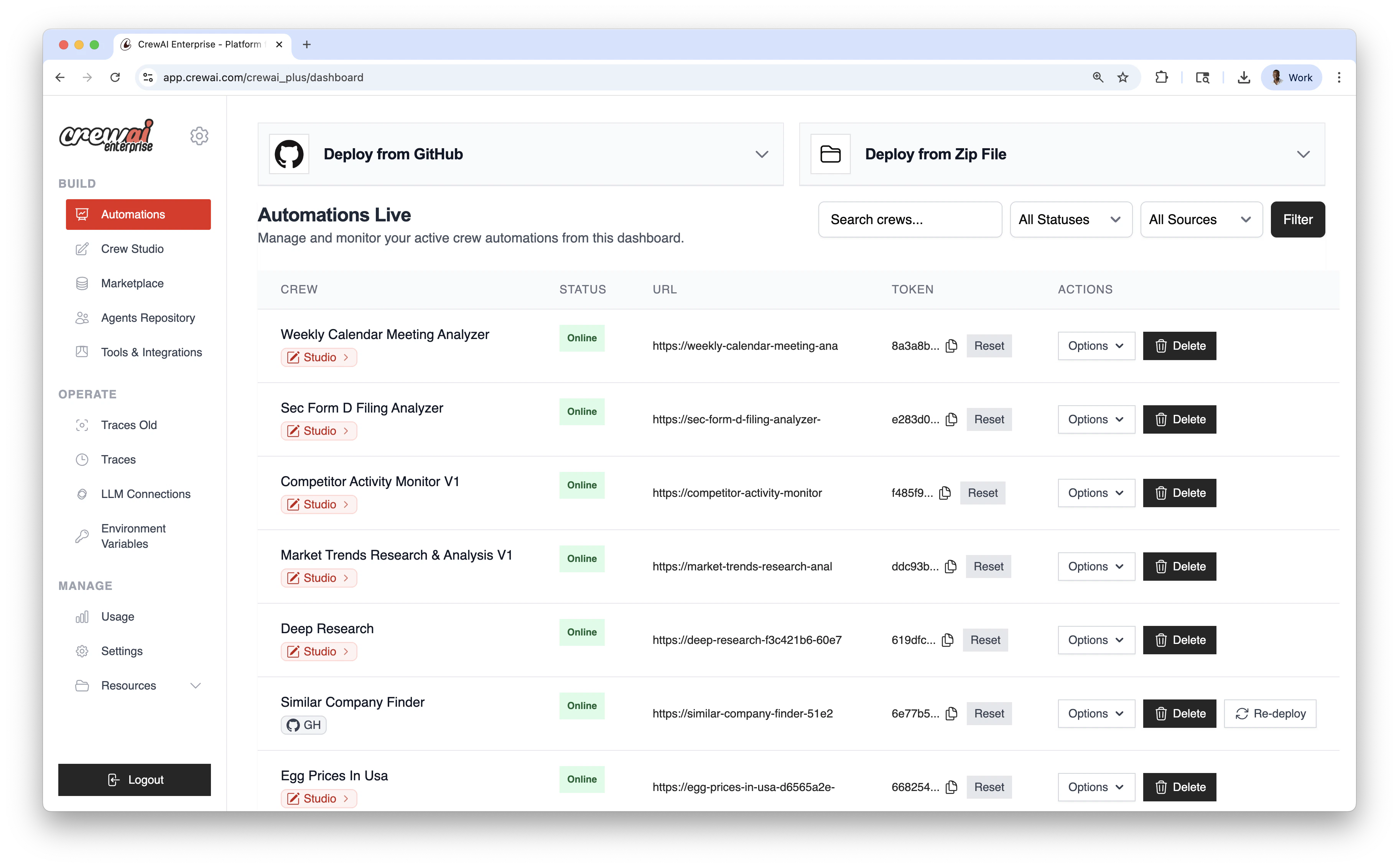 Automations Overview