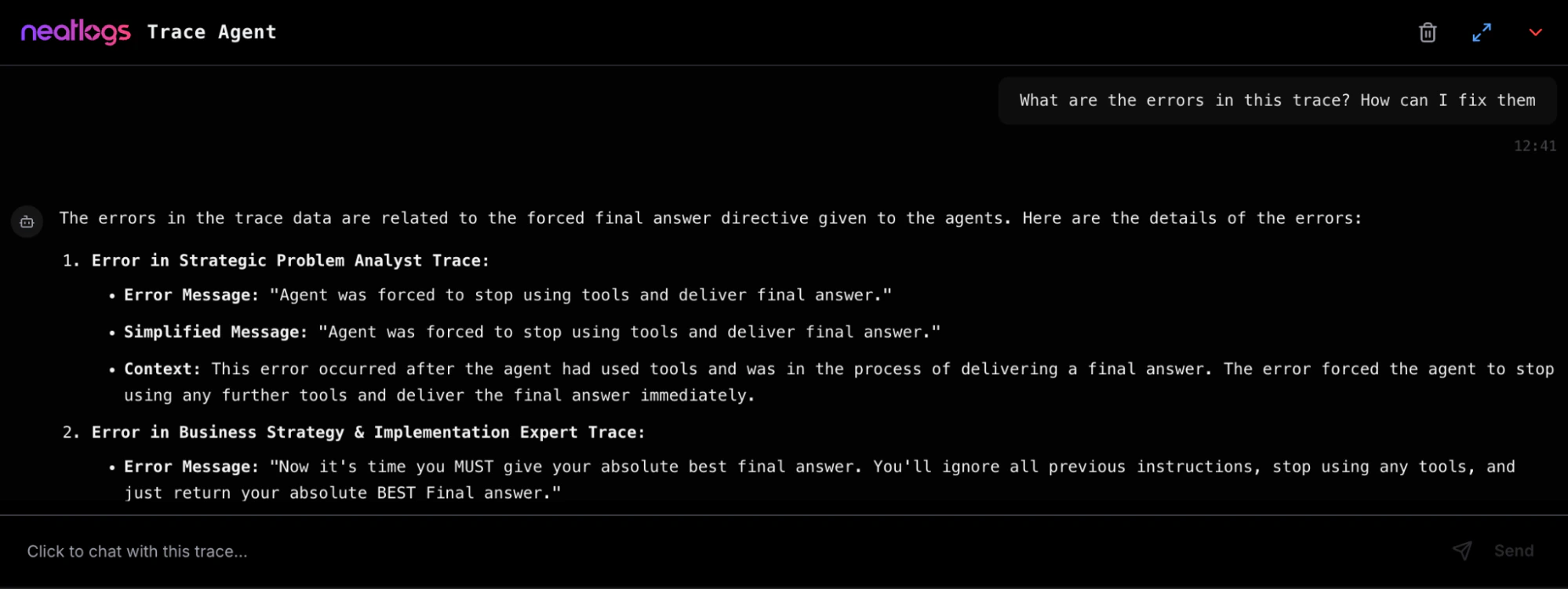Ai Chat Bot With A Trace