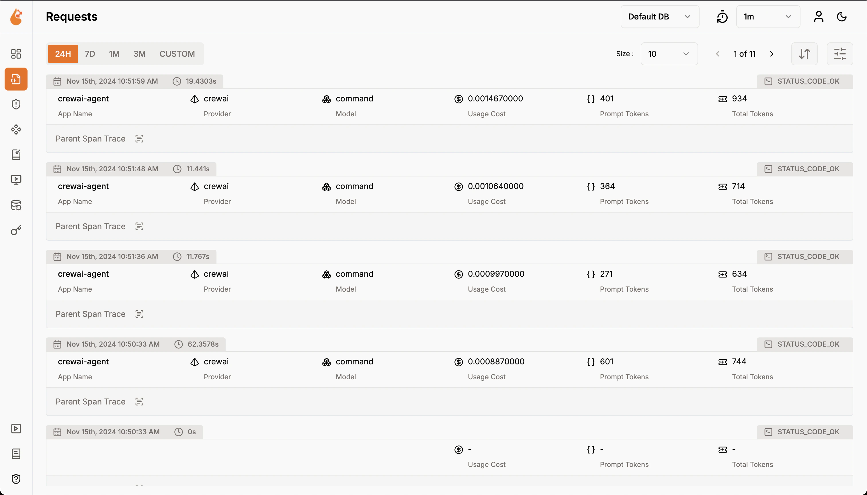 Overview of agent otel traces and metrics