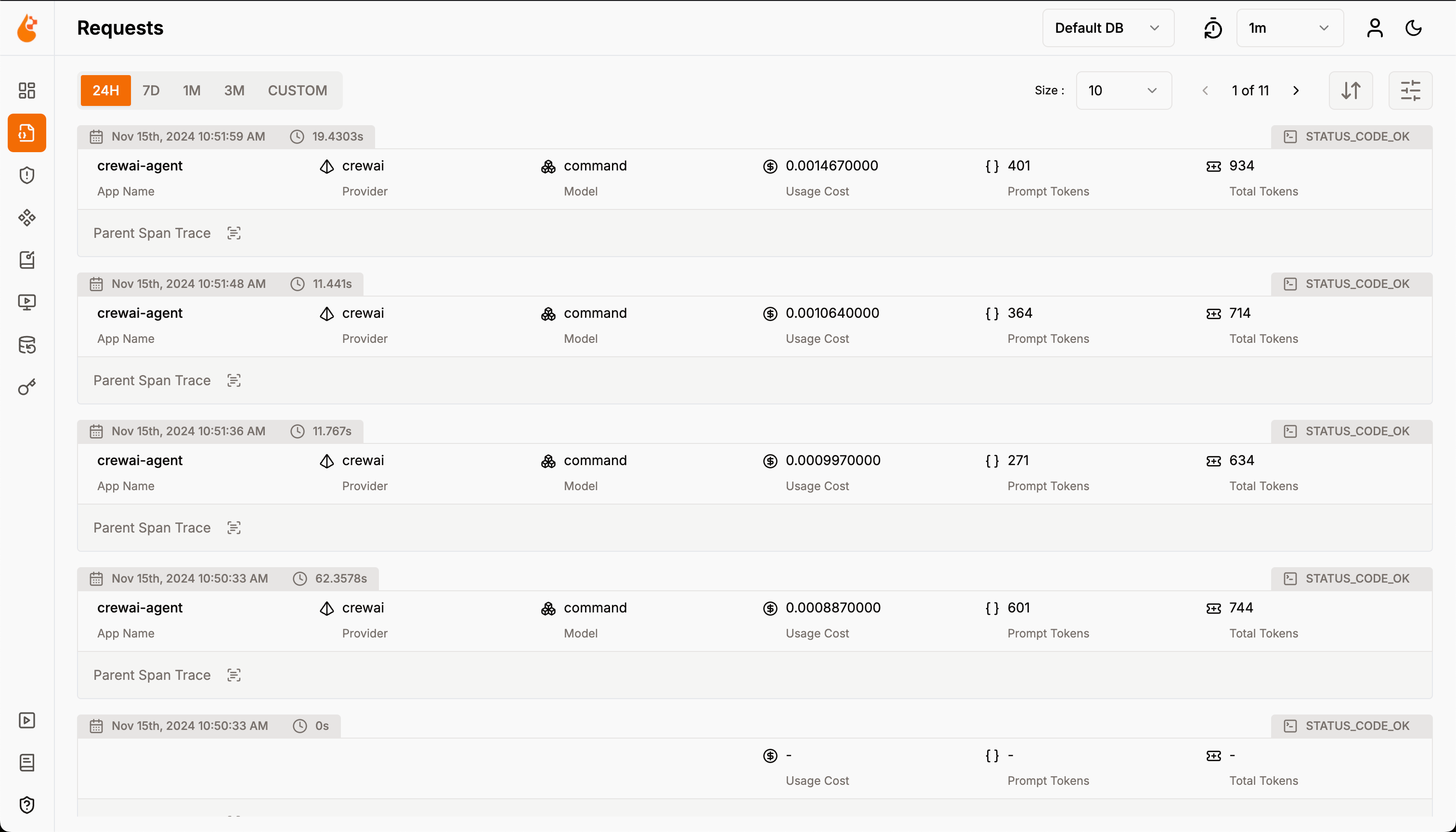 Overview of agent otel traces and metrics