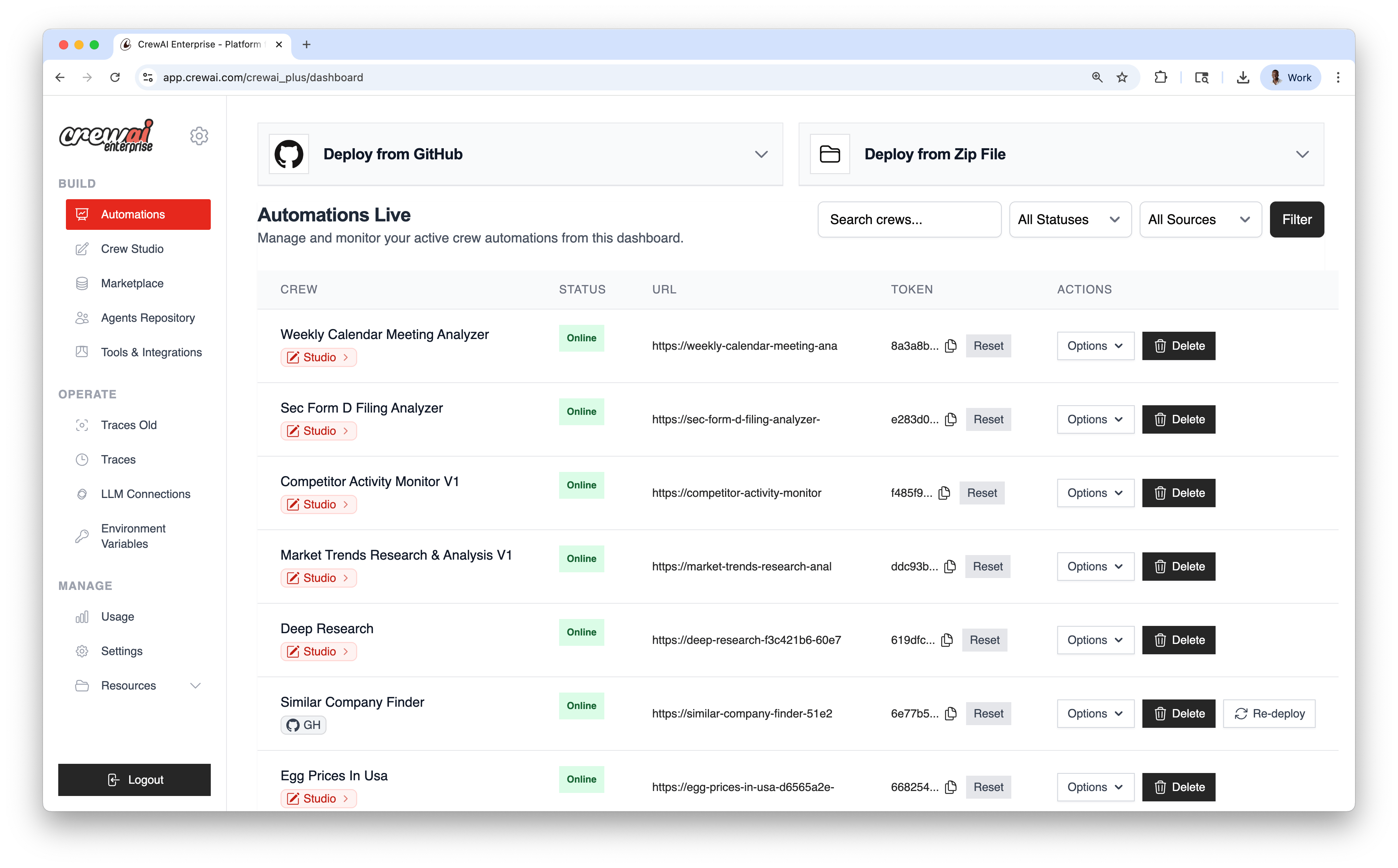 Automations Overview
