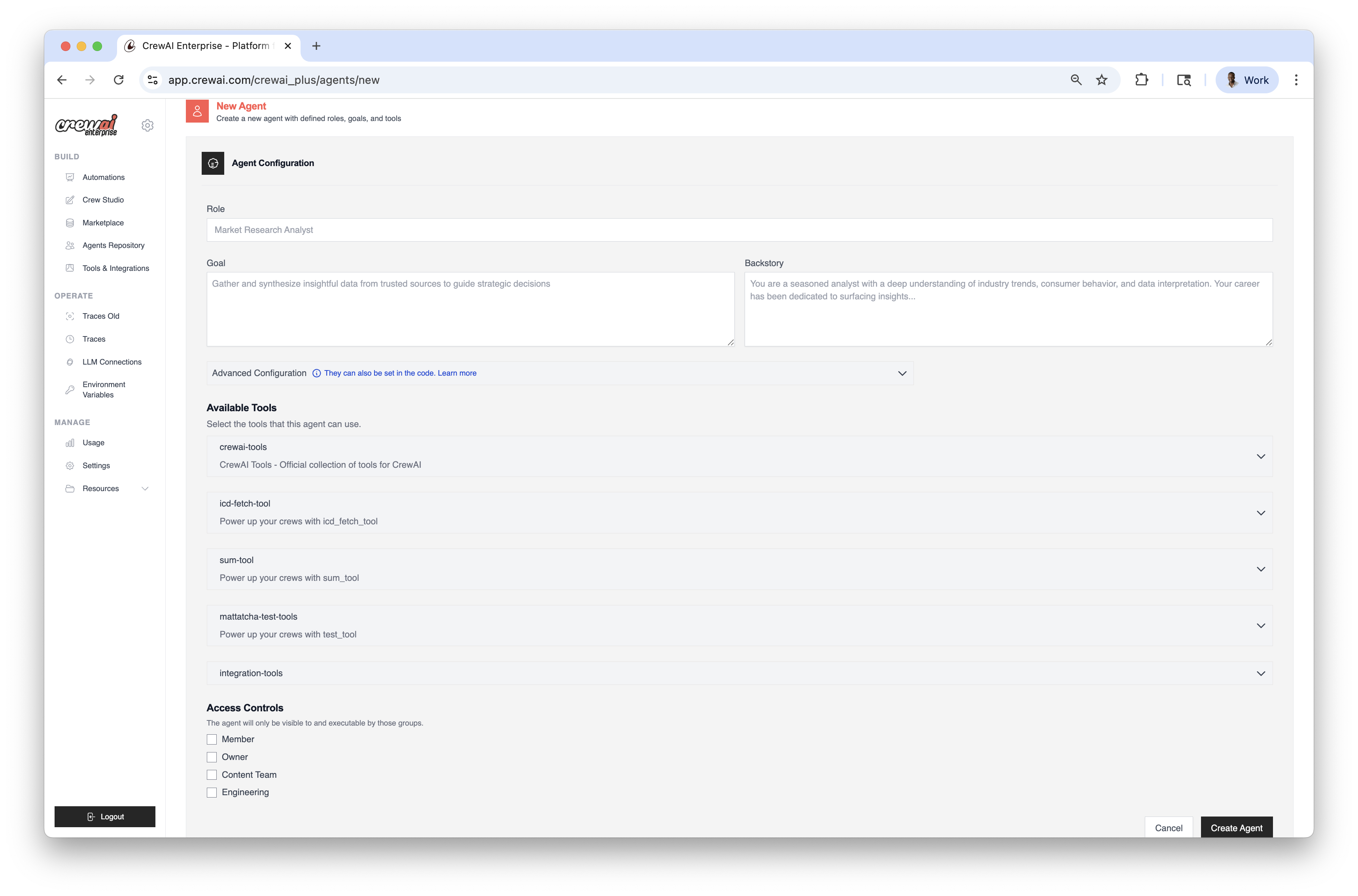 Agent Repositories