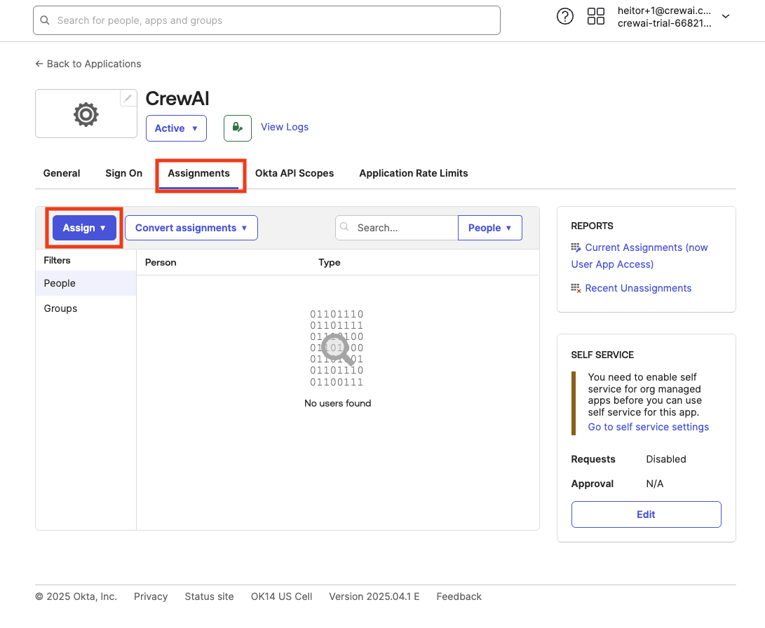 Okta Assignments Management