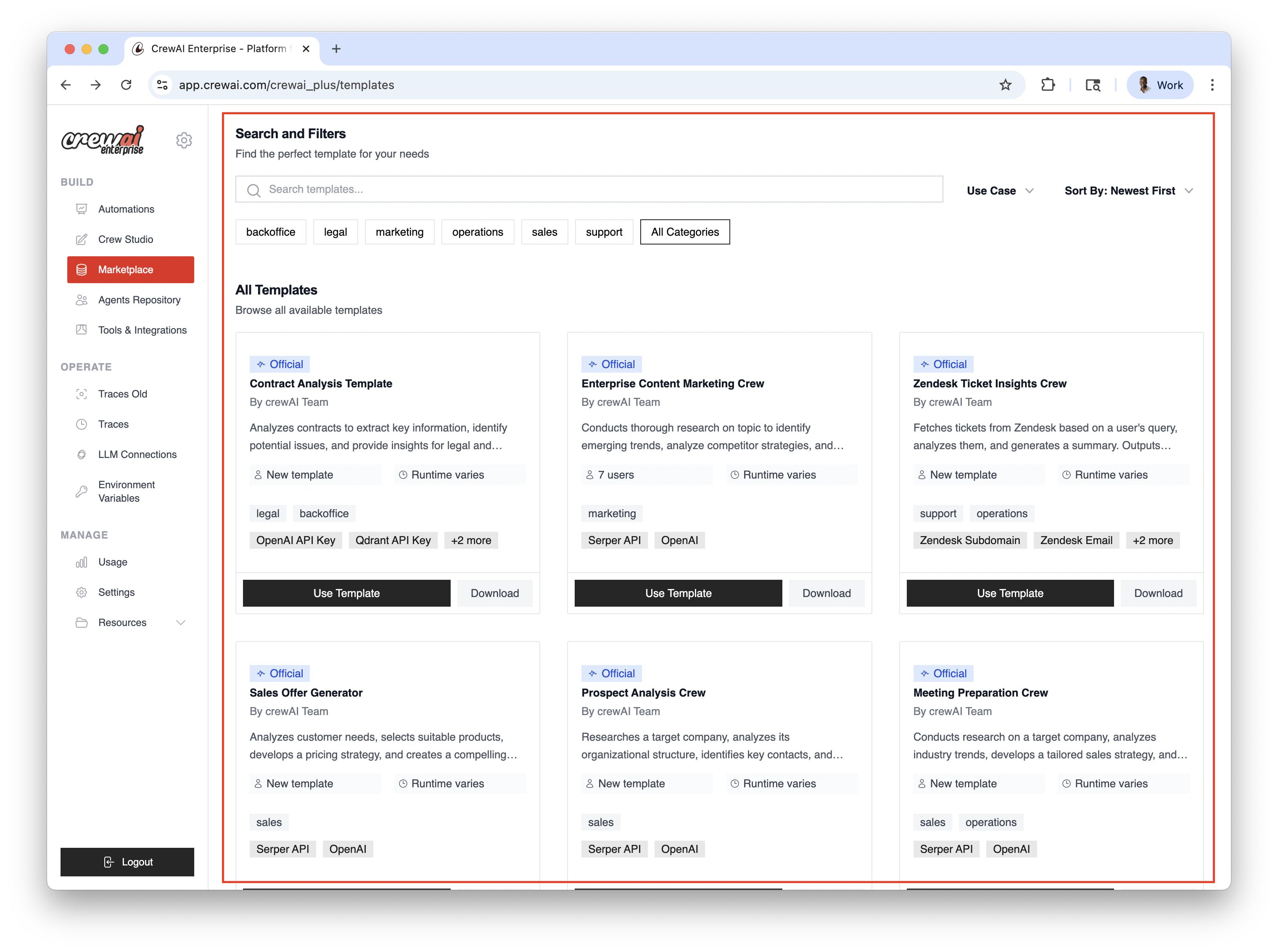 Marketplace Overview
