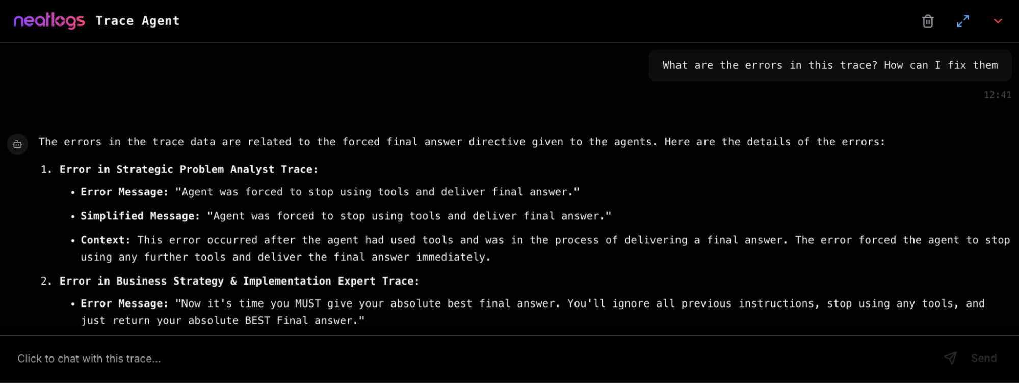 Ai Chat Bot With A Trace