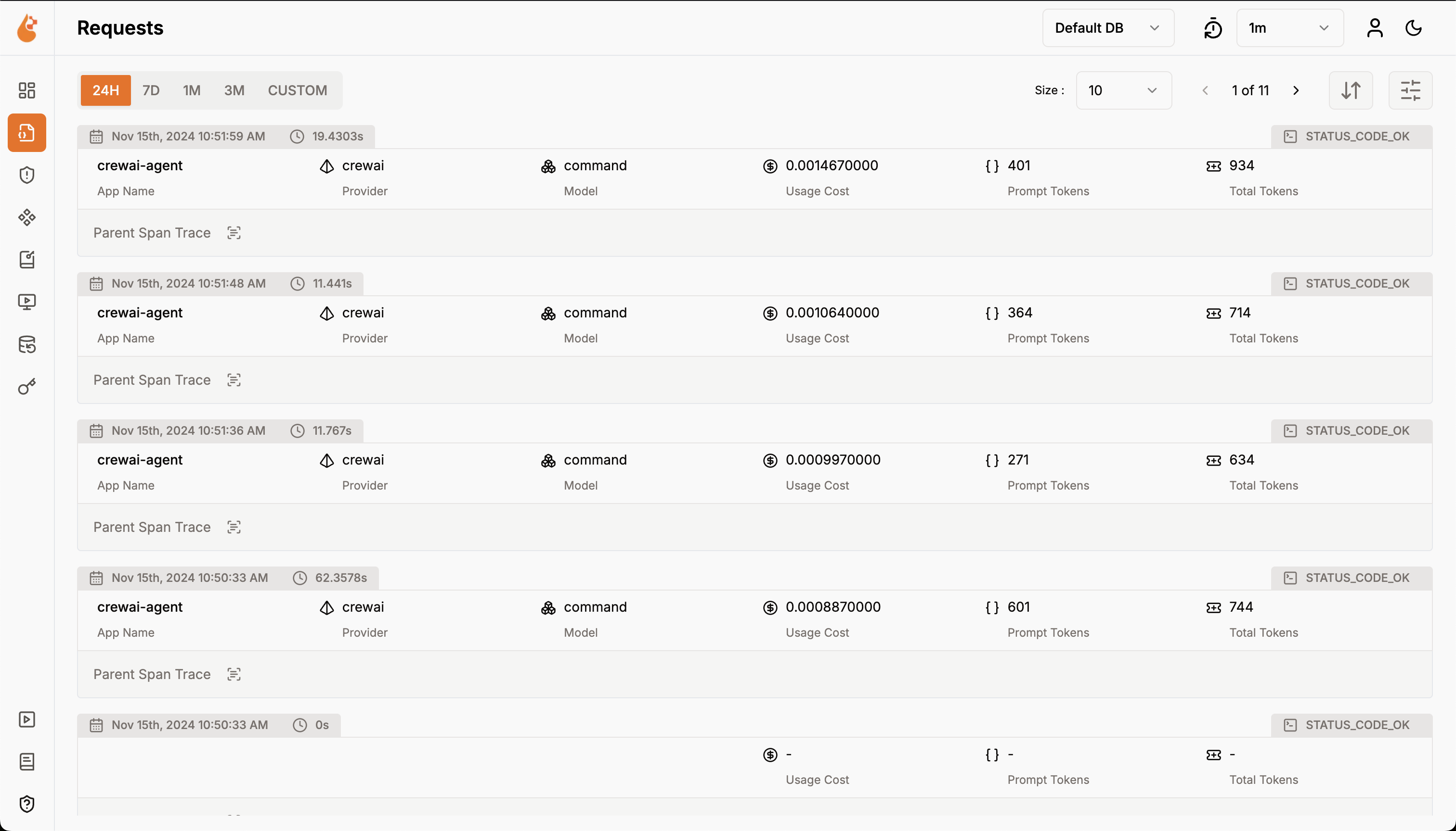 Overview of agent otel traces and metrics