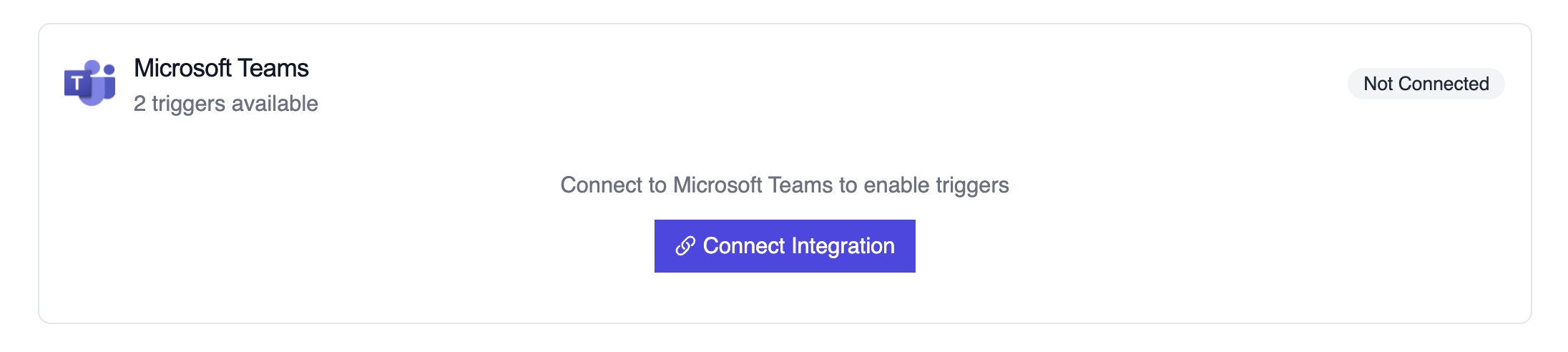 Enable or disable triggers with toggle