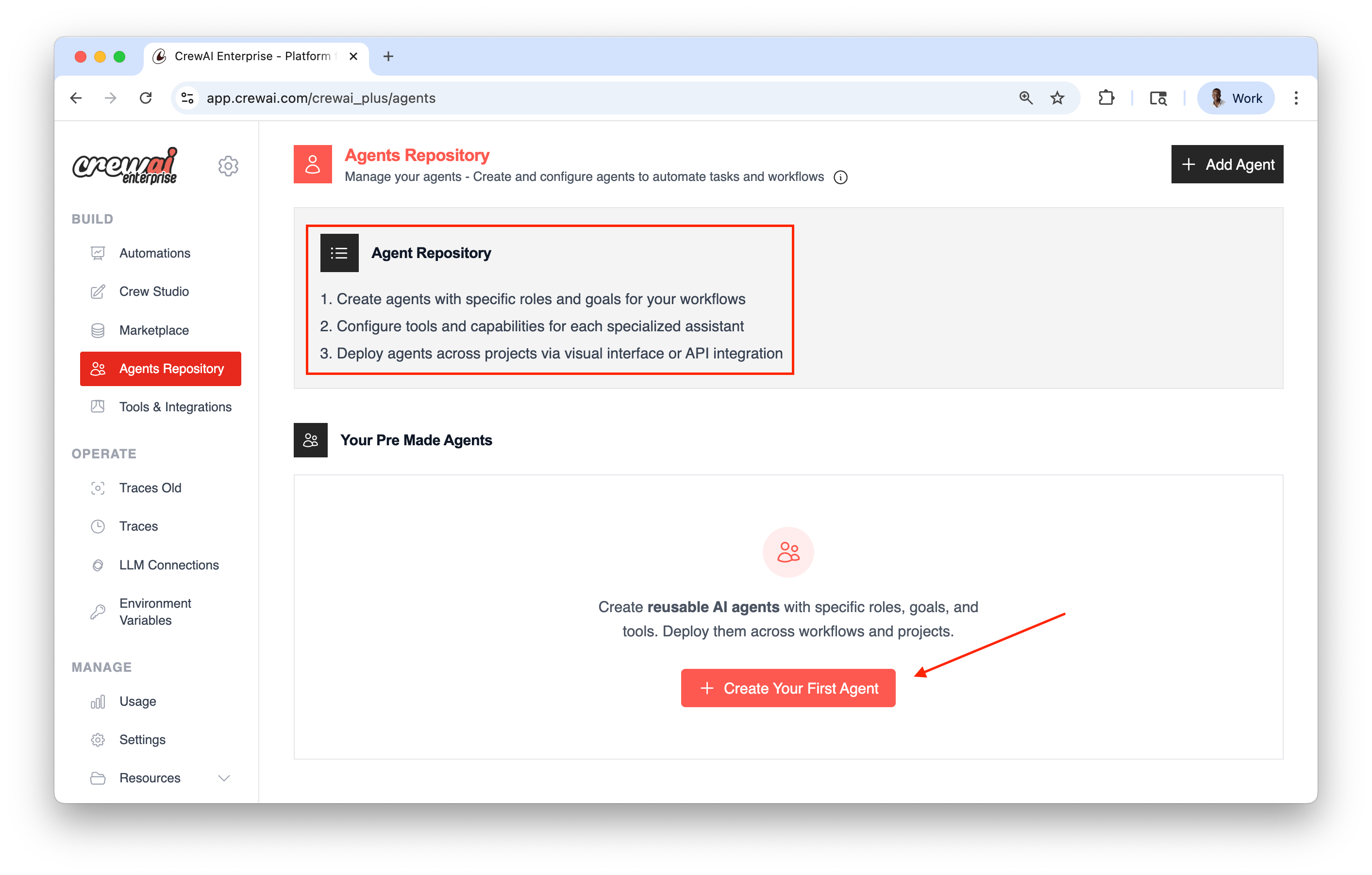 Agent Repositories