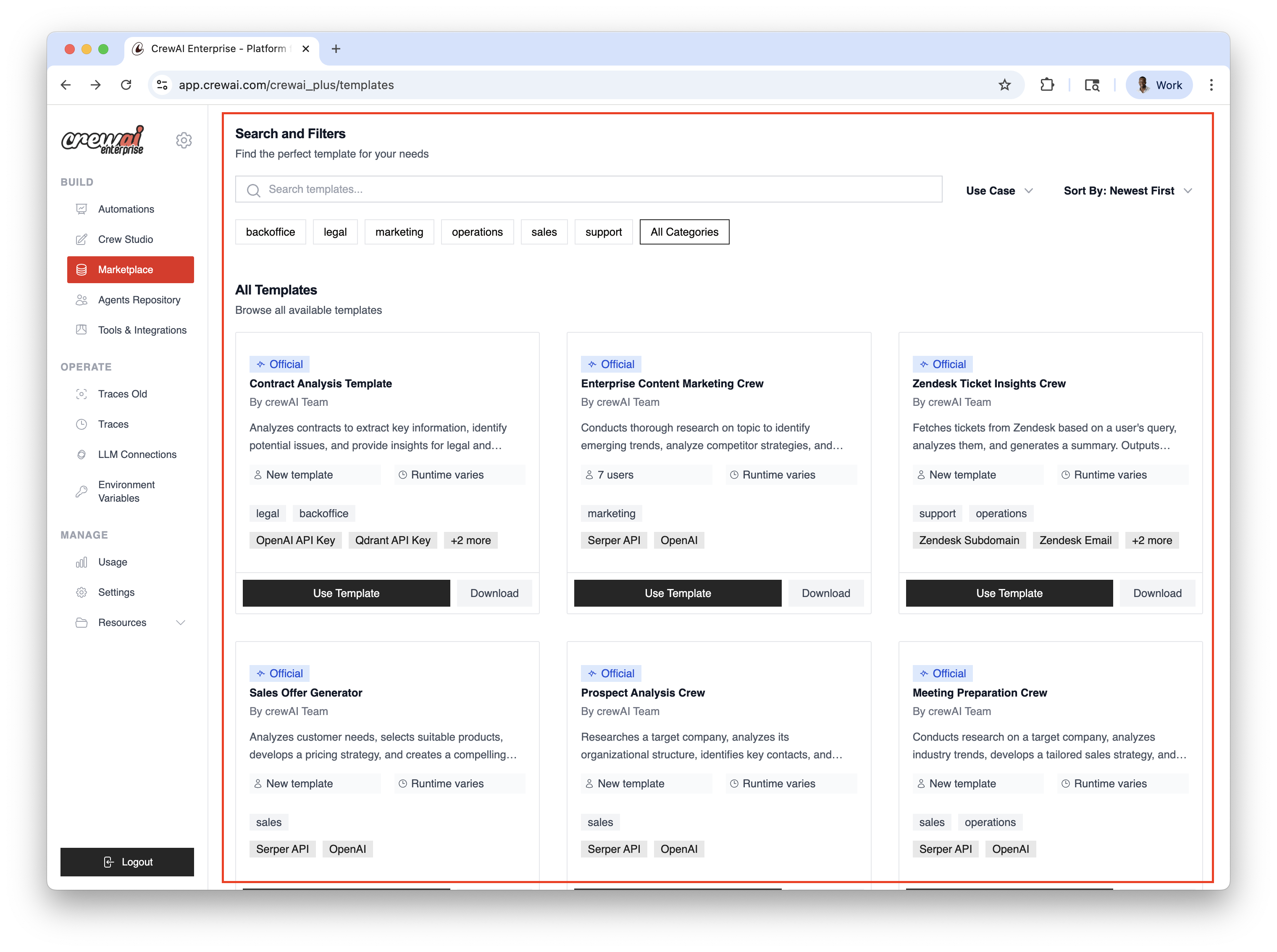 Marketplace Overview