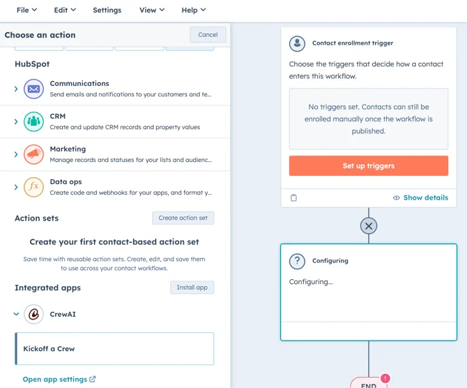 سير عمل HubSpot 1