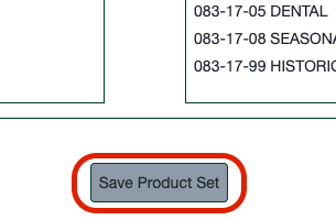 Creating and editing product sets screenshot 6