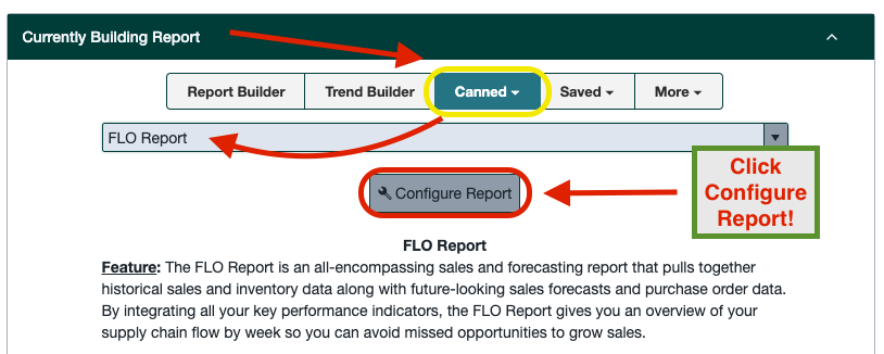 FLO report screenshot 1