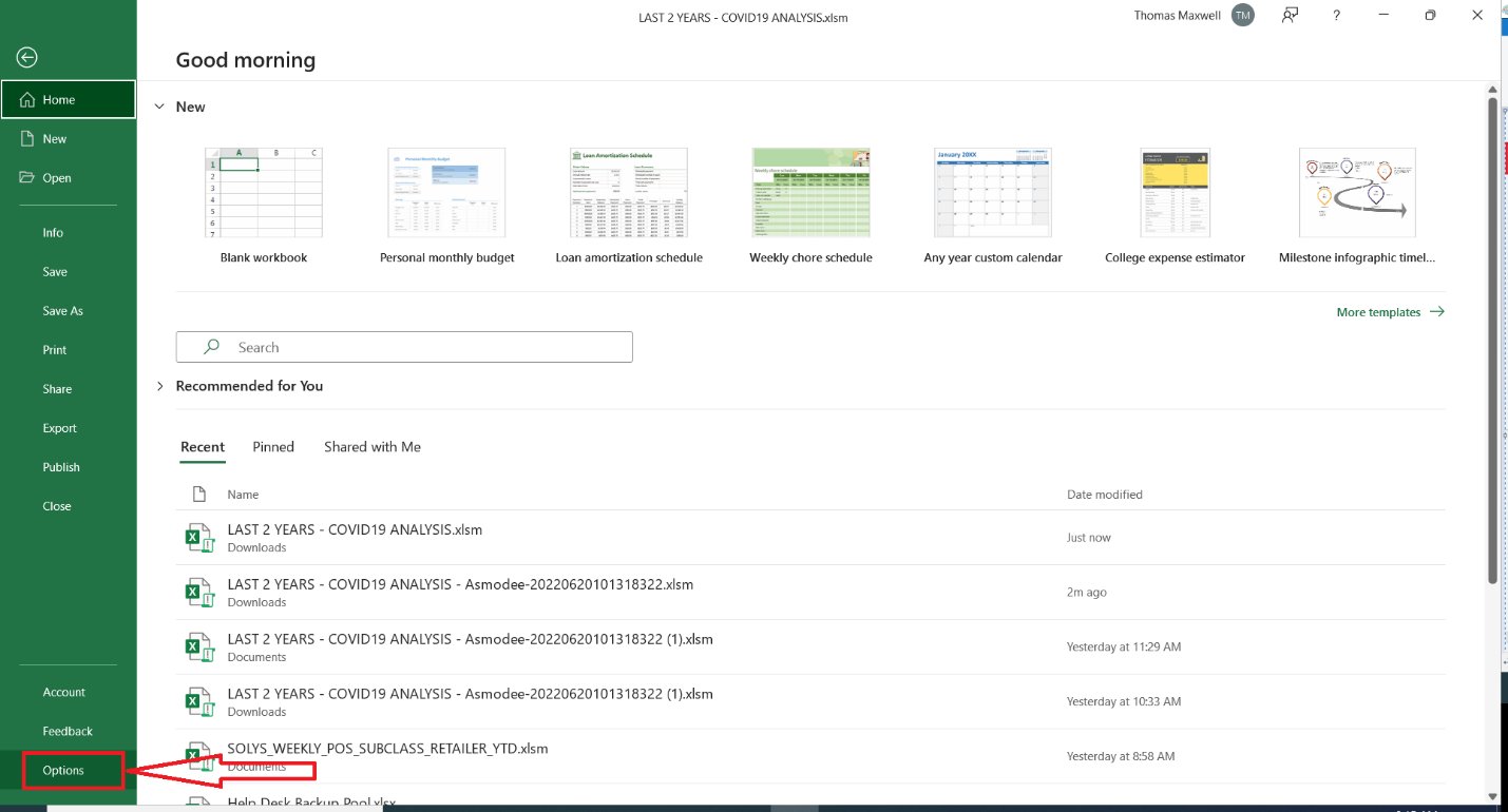 How to enable macros screenshot 2