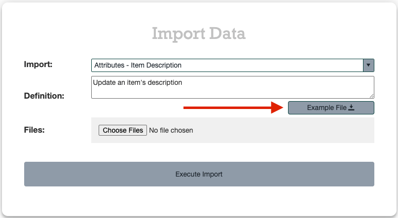 Importing item descriptions screenshot 3