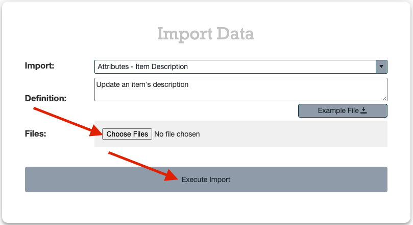 Importing item descriptions screenshot 5