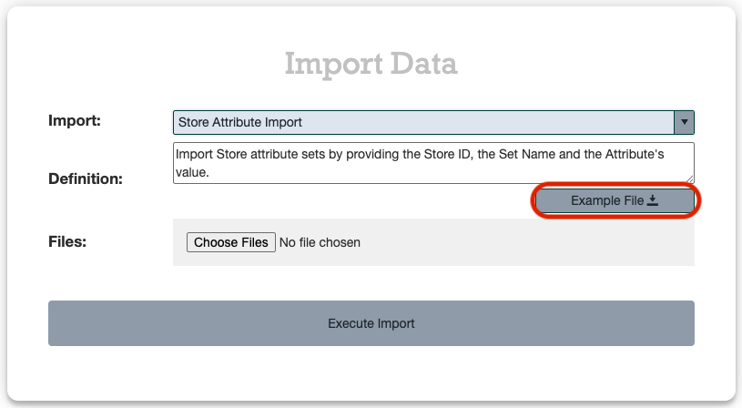 Importing store attributes (MSCs) screenshot 2