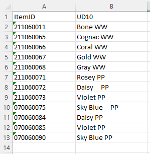Importing user defined attributes screenshot 4