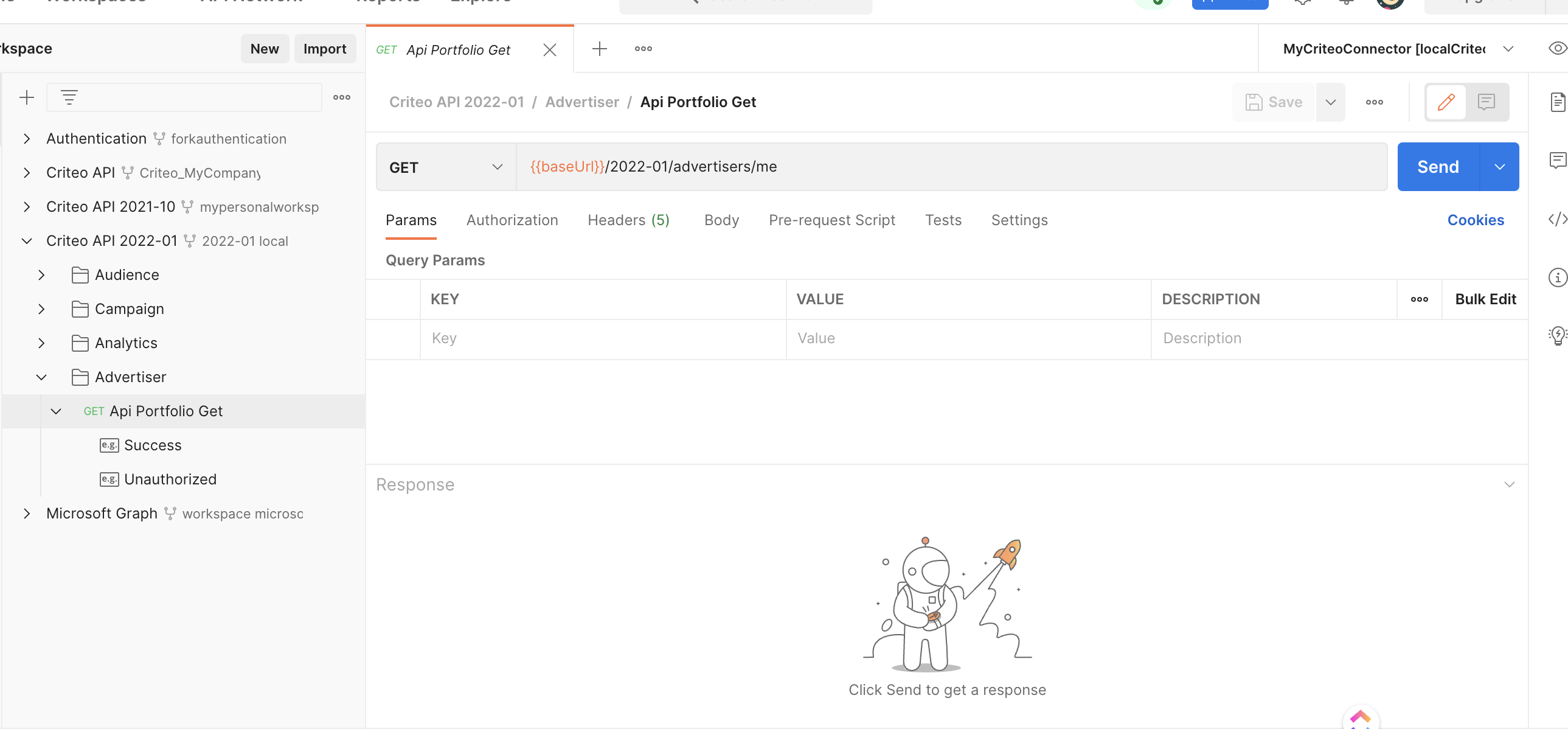 Use Postman with the Criteo Marketing Solutions API - Criteo Docs