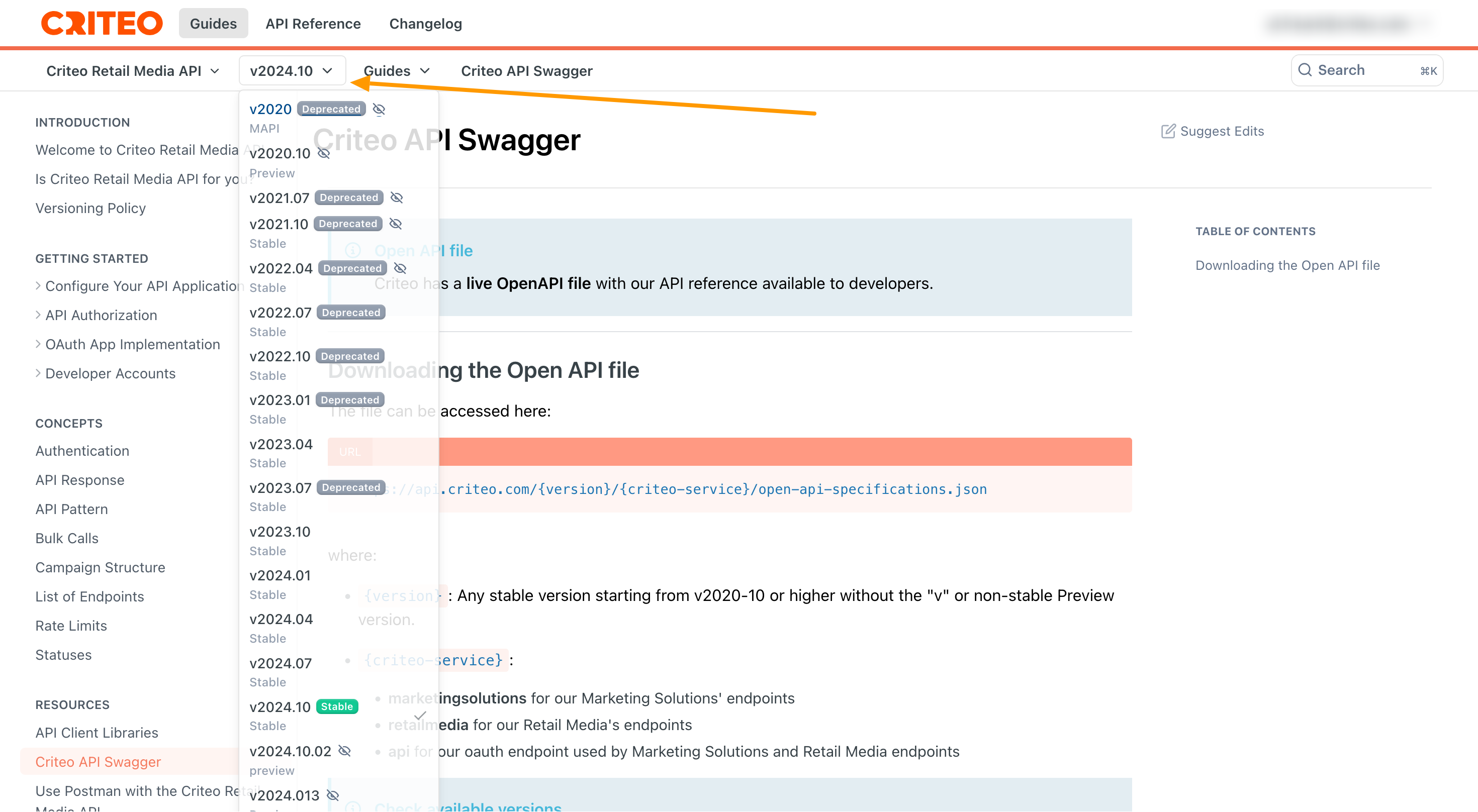 Criteo API Swagger - Criteo Docs