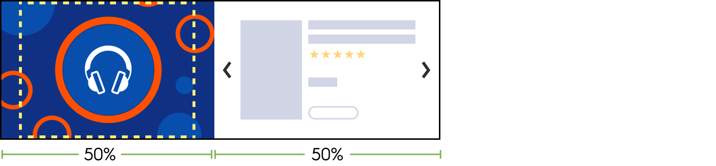 `768px` \< placement width \< `1152px`
The background image is cropped on both sides. The branded zone and the product zone have the same size.
