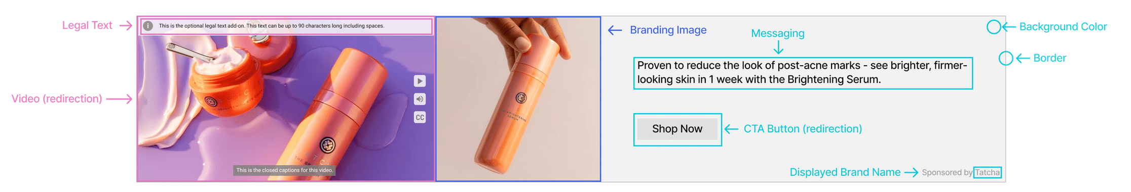 The Branding Video Standout components