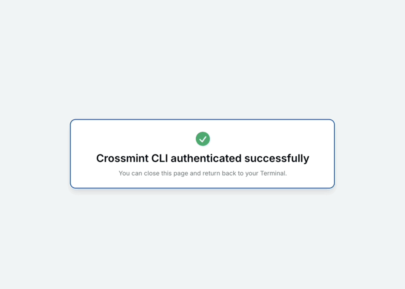 Authorize Device Success