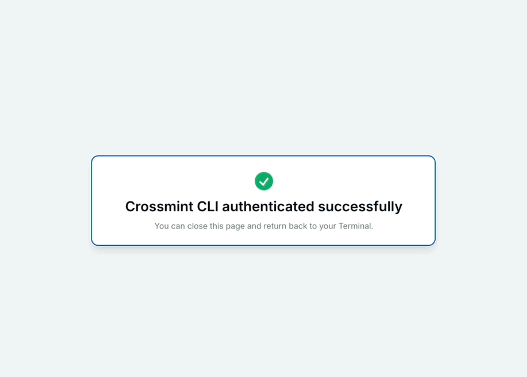 Authorize Device Success