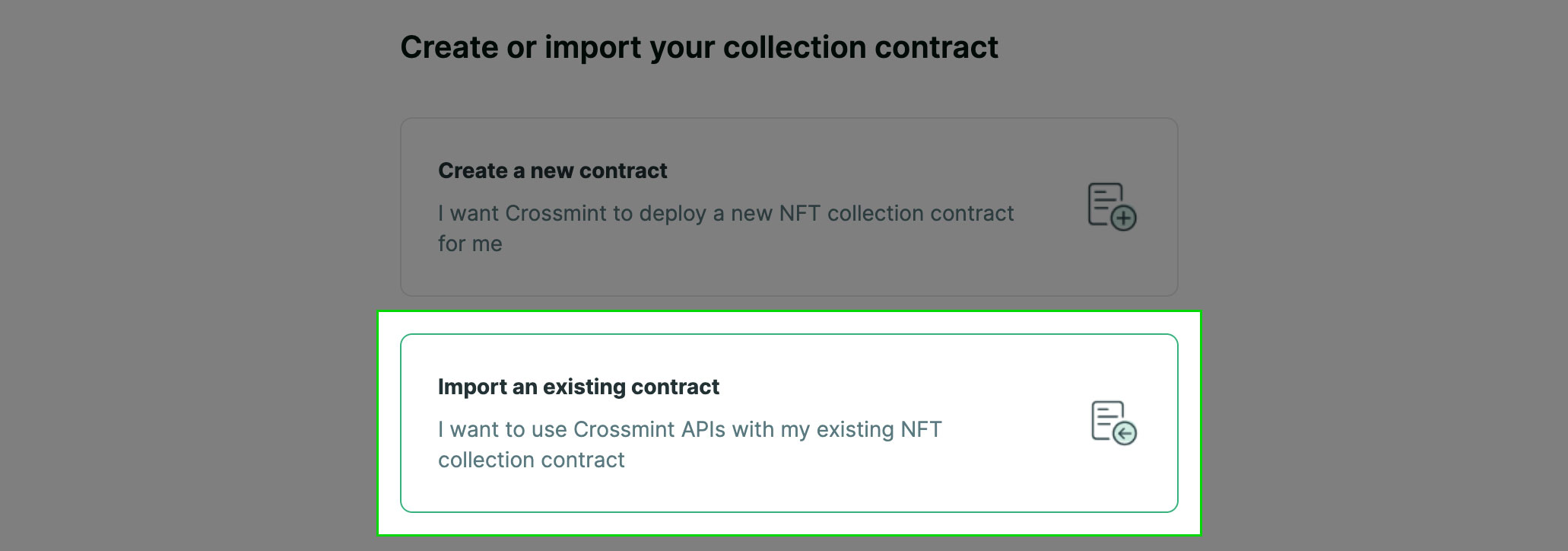 Import Collection screenshot