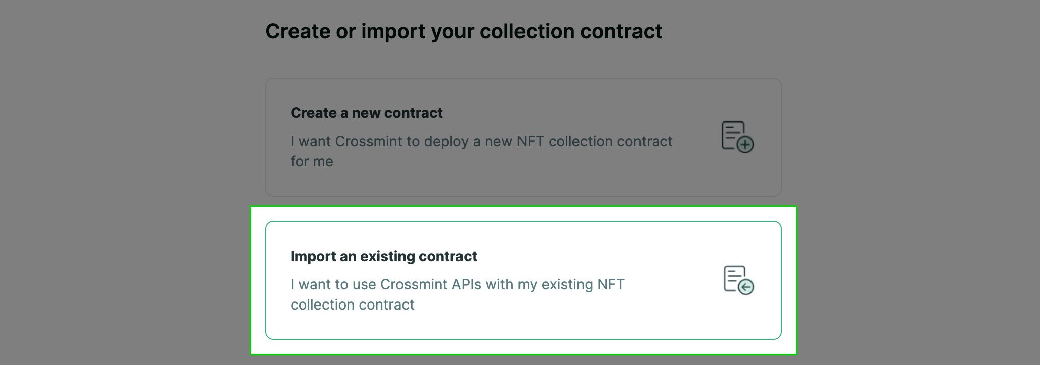 Import Collection screenshot