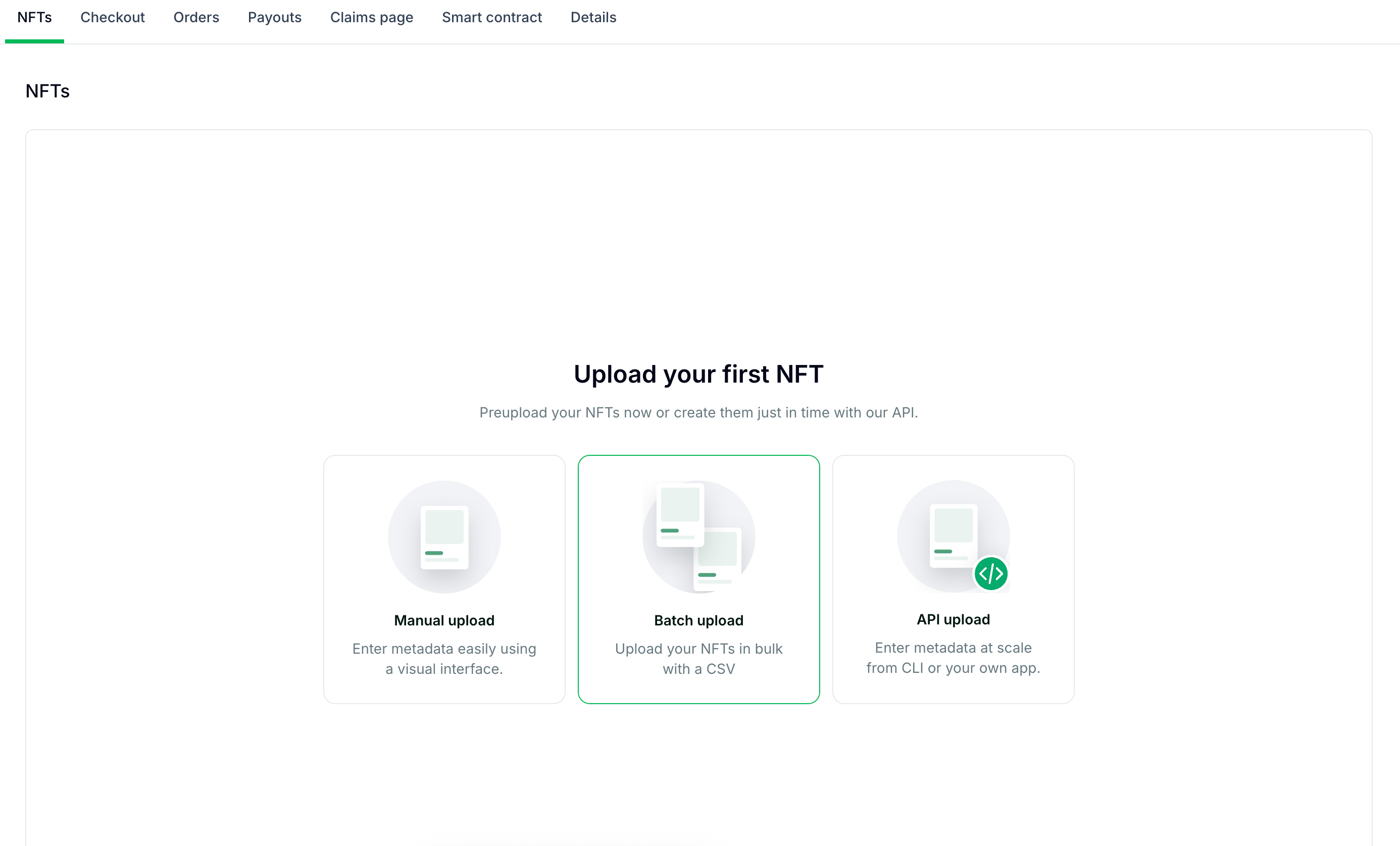 Batch Upload Option