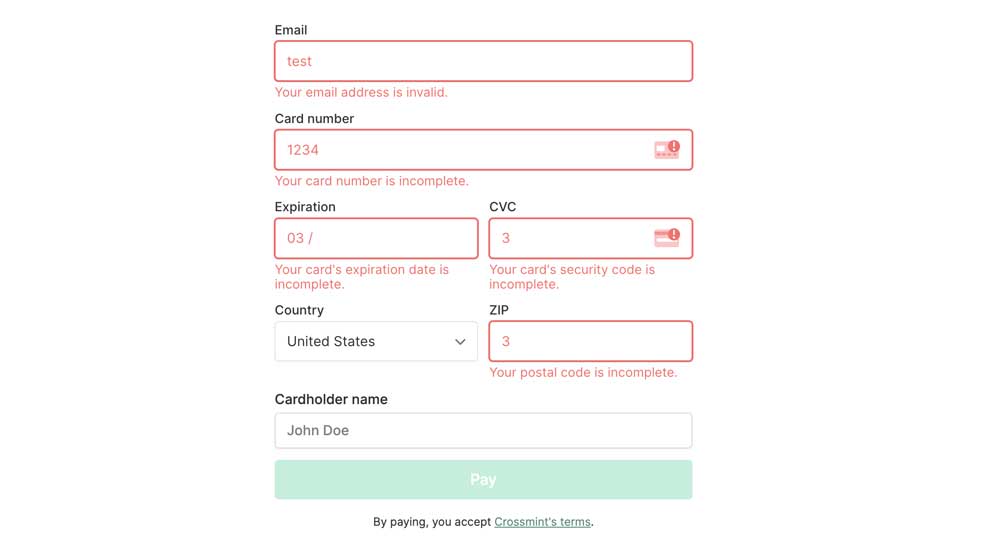 danger screenshot example