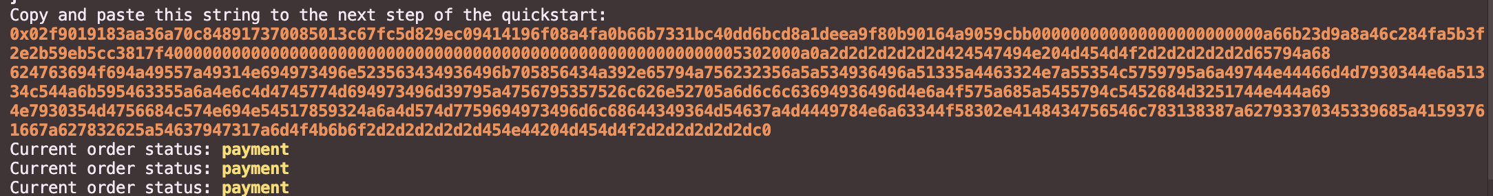 Serialized transaction