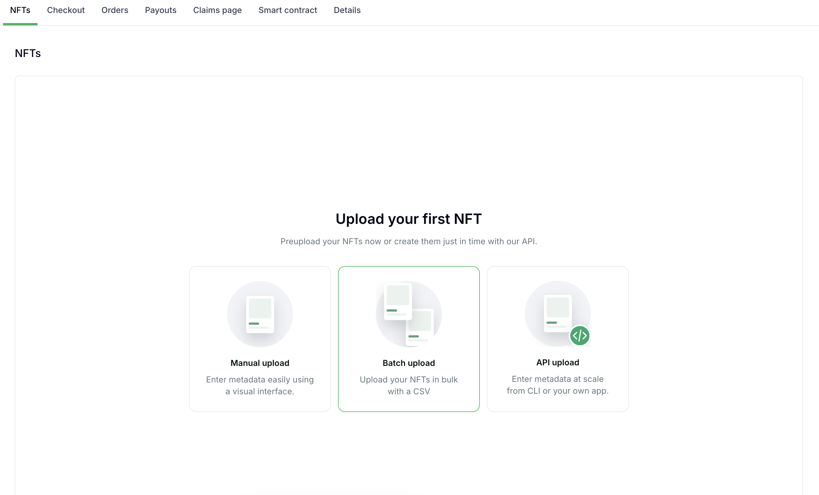 Batch Upload Option
