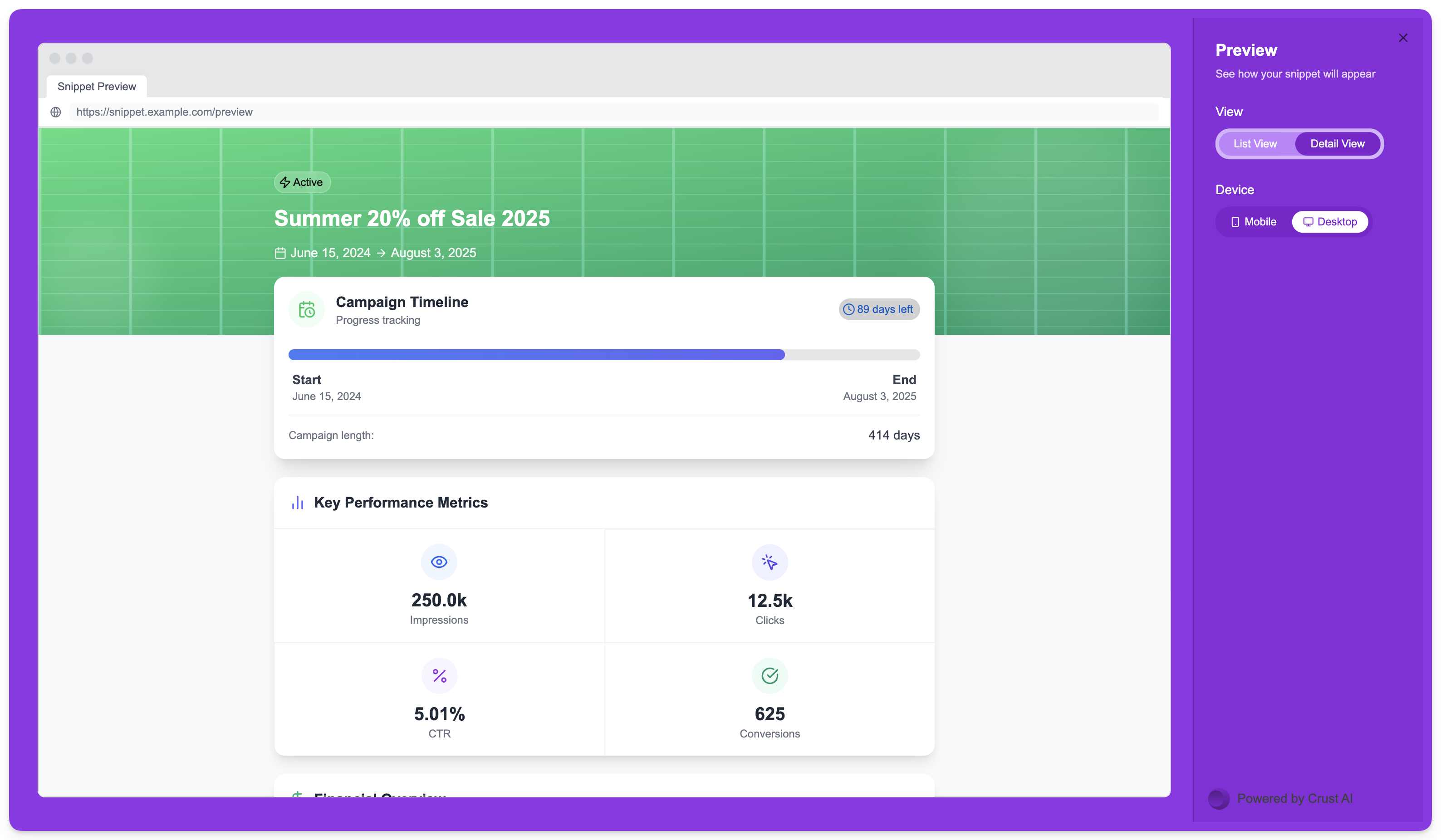 Desktop Single Snippet Pn