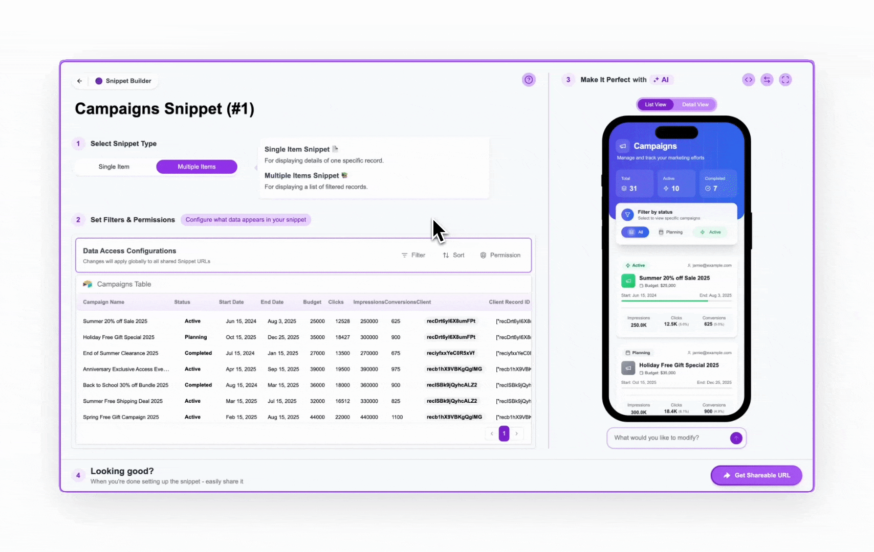 Set Record Id As Permission Gi