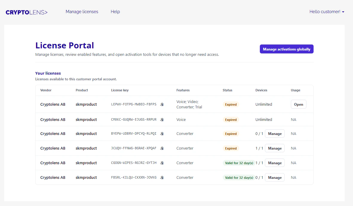 Customerportal Pn