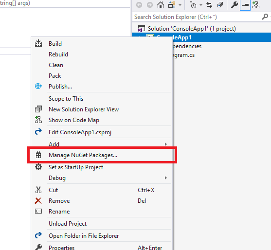 Nuget Vs2017 Example Pn