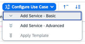 Use Case Configure Use Case Button
