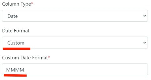 Custom date validation option