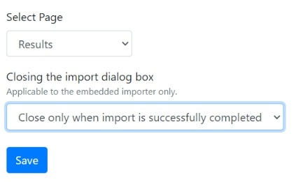Importer exit options