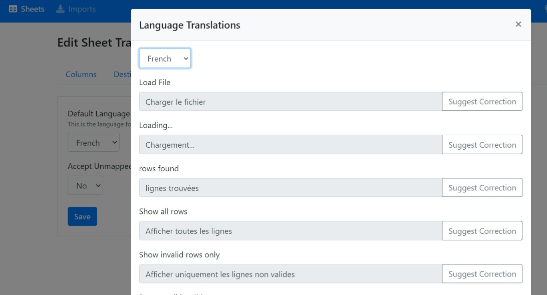 Language Correction