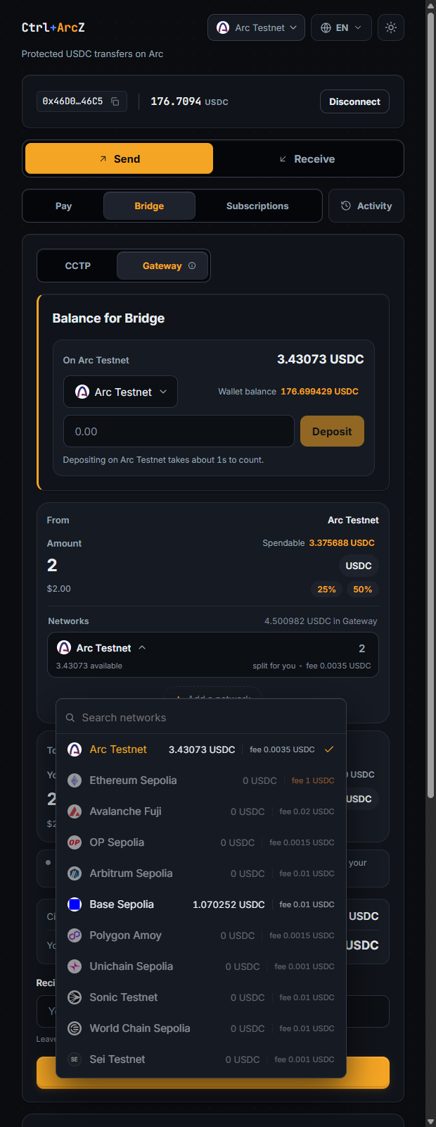 Picking a Gateway chain