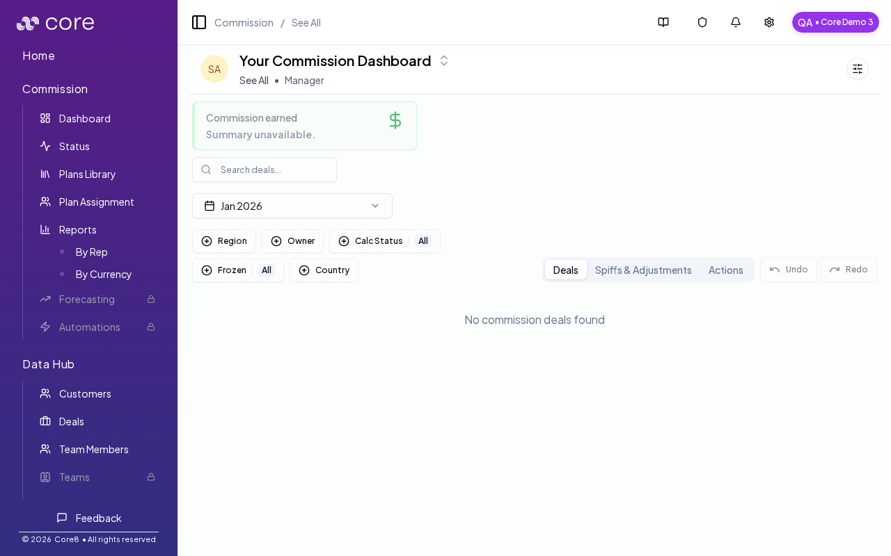 Manager dashboard (See All)