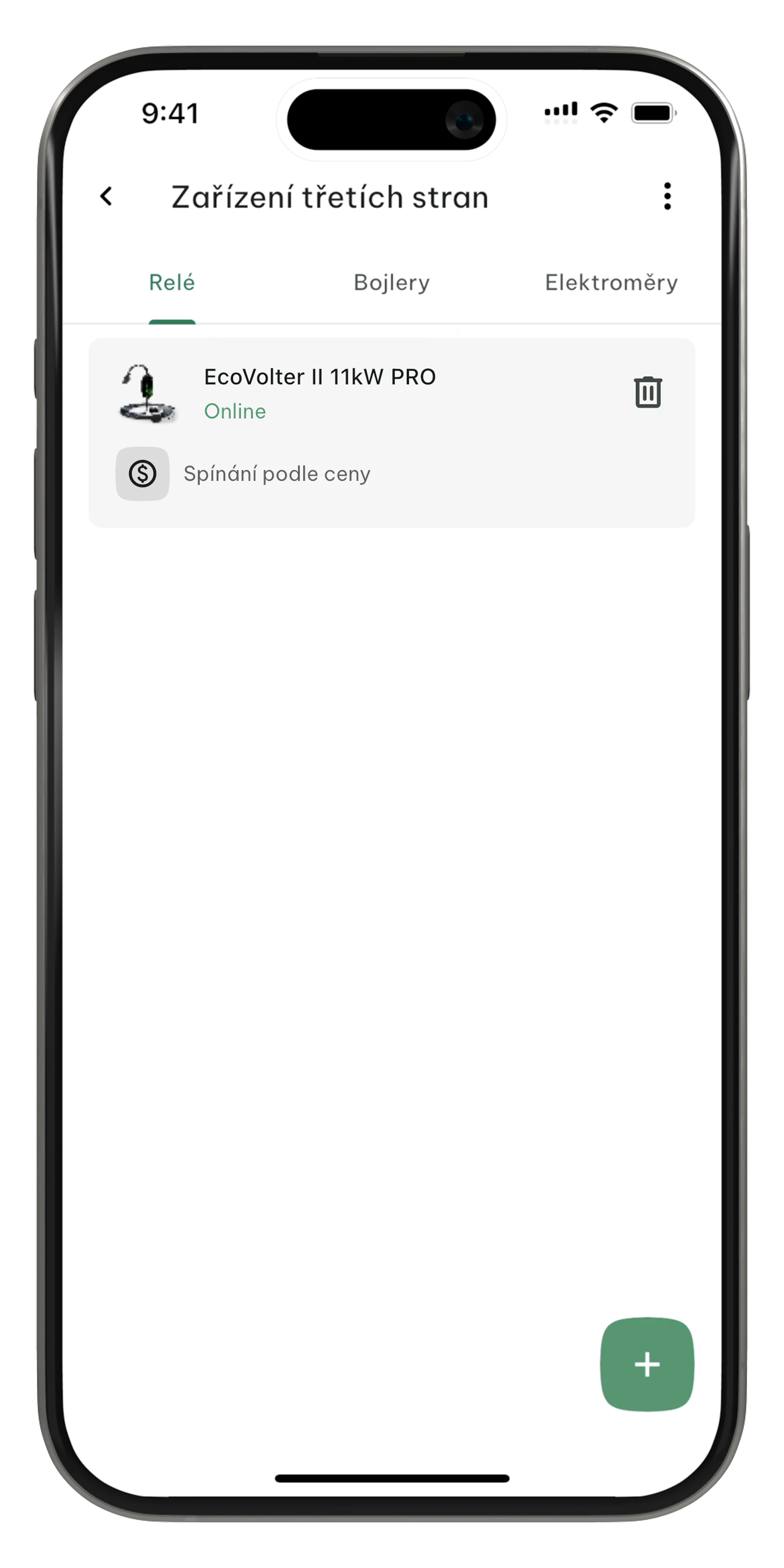 Wallboxy Zařízení přidáno