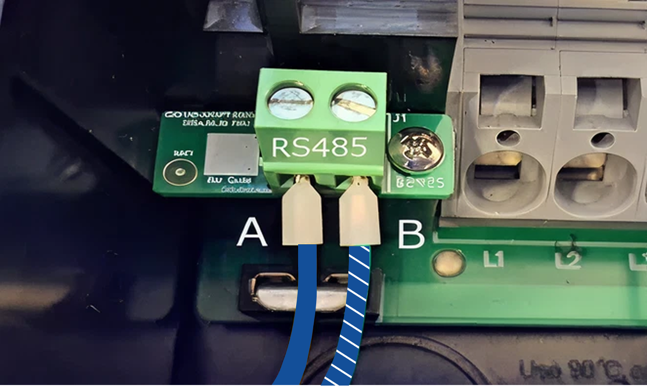 Safecharger komunikace přes rs485