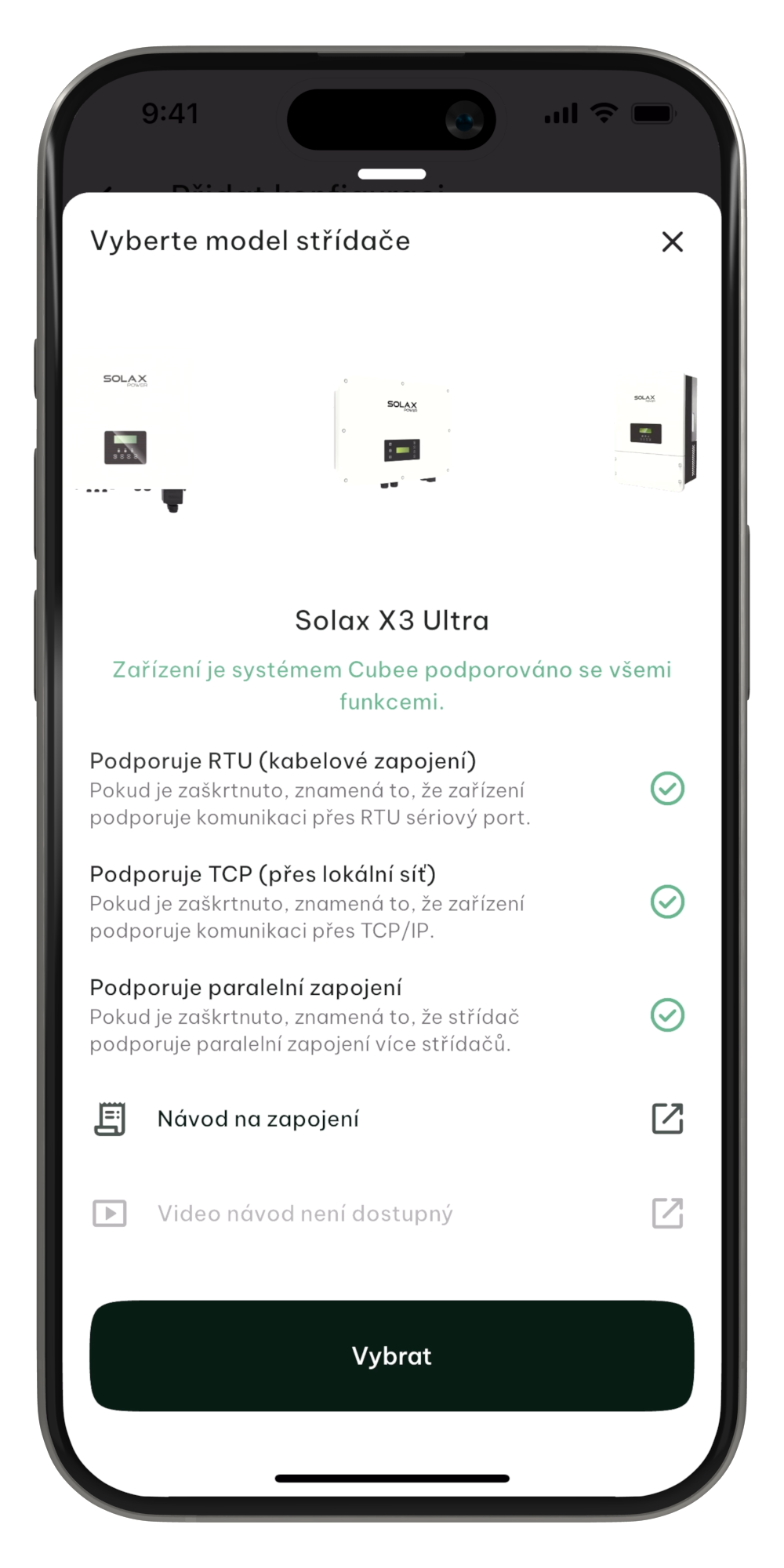 Solax Ultra TCP Krok 1