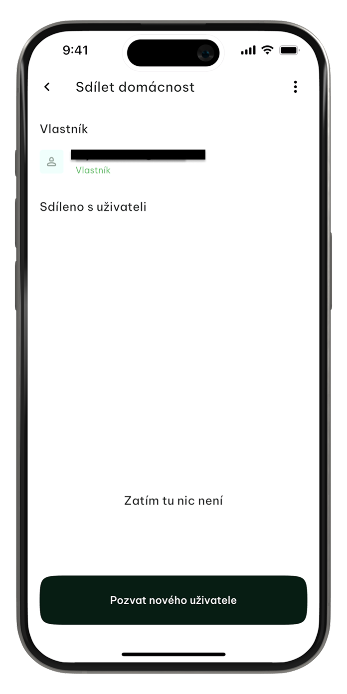 Předání domácnosti krok
1